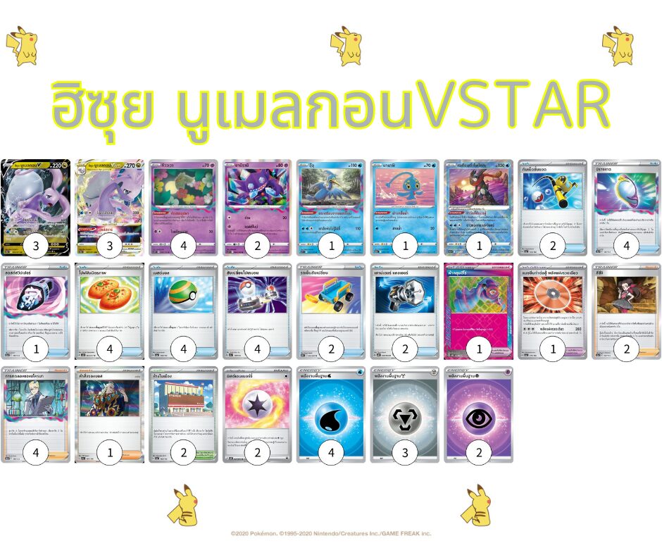 เด็คโปเกมอน,จัดเด็คโปเกมอน,ฮิซุย นูเมลกอนVSTAR